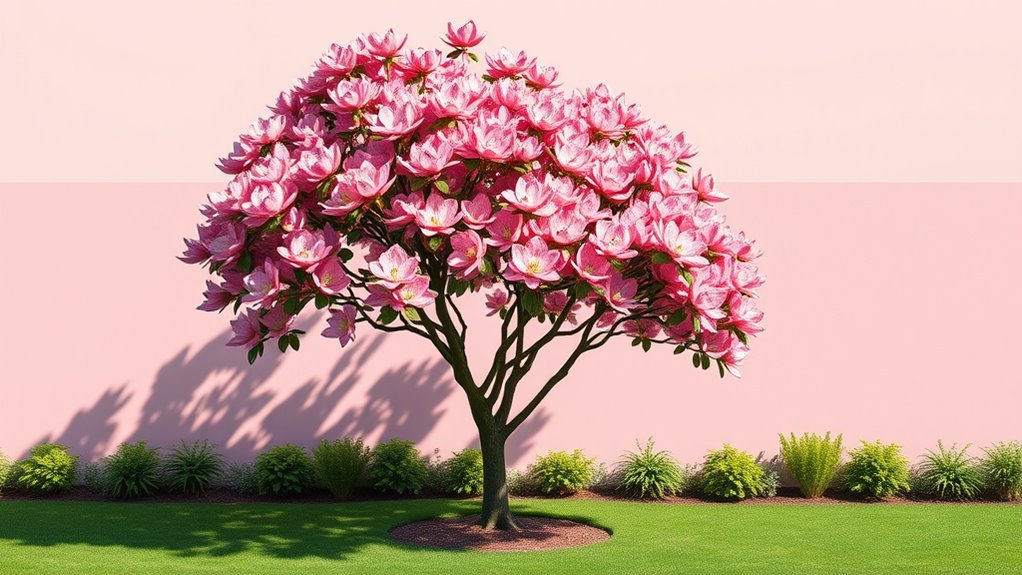 beautiful pink dogwood blossoms