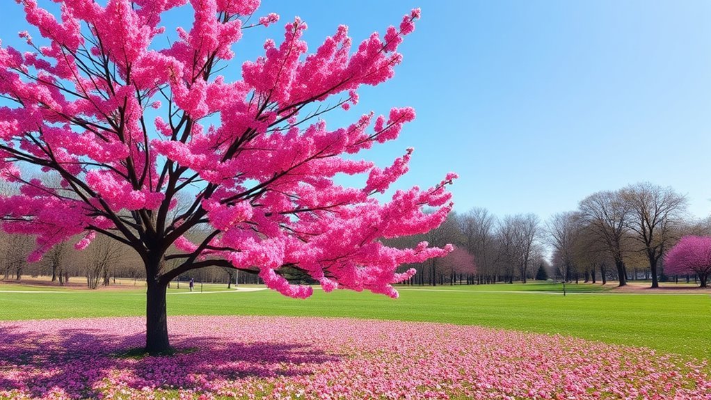 blossoming flowers seasonal shedding